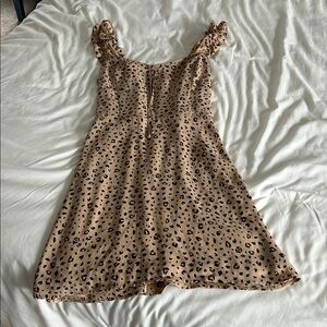 Sunday best size 6 leopard mini dress